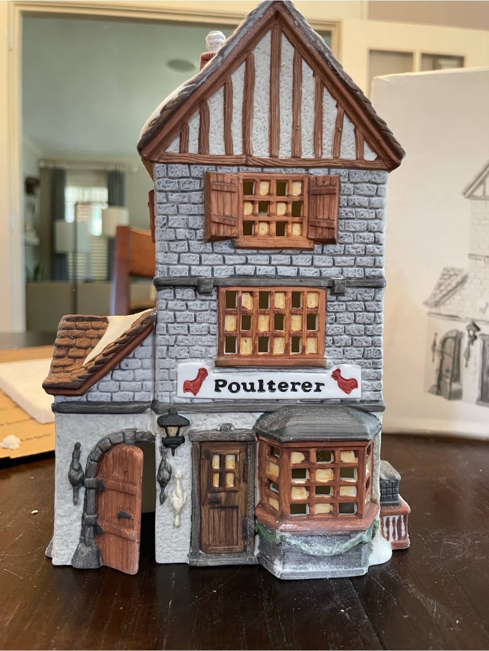 Department 56 Handpainted Dickens Village The Poulterer